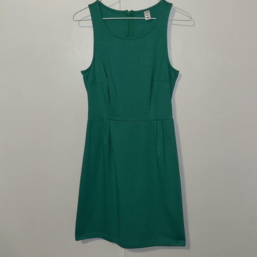 Old Navy Ponte Knit Sleeveless Midi Dress Jade Green Women’s S Small